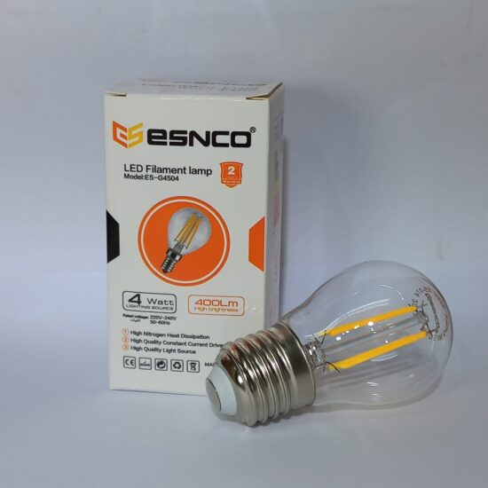 Bóng đèn LED Edison G45 4W ESNCO ánh sáng Vàng đui E27