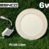 Đèn Âm trần Siêu mỏng 6W ESNCO ánh sáng Trắng 6500K