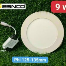 Đèn LED Âm trần Siêu mỏng 9w ESNCO Ánh sáng Trắng        