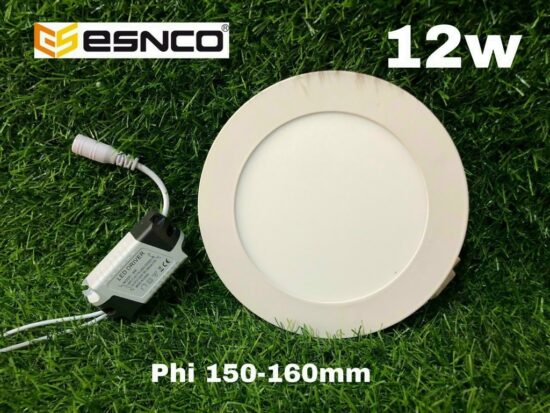 Đèn Âm trần Siêu mỏng 12W ESNCO Ánh sáng Trắng 6500K