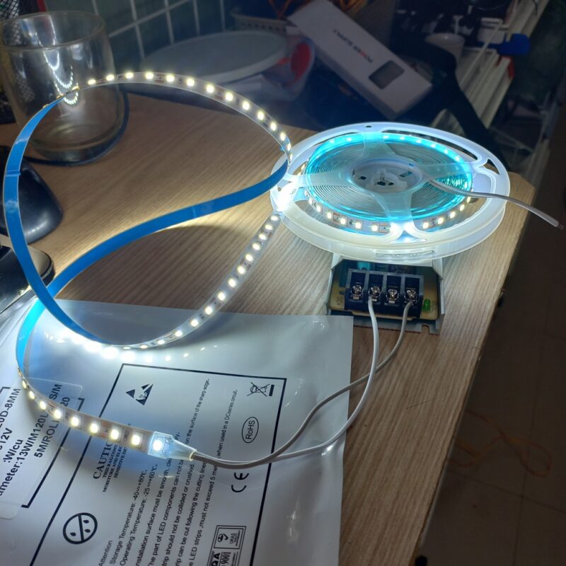 Led dây dán 2835 120D ánh sáng Trắng, Vàng, Trung tính cuộn 5M - Công ...