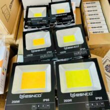 Đèn Led Pha 5054 200w Trắng/vàng