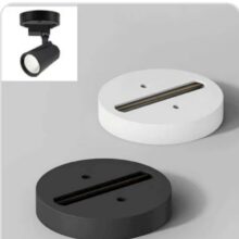 Đế Tròn Của Đèn Rọi Trắng/đen