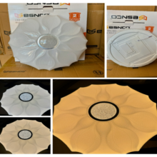 Đèn Ốp Trần Hoa Sen 54w 3 Chế Độ Phi 400 Trắng+vàng=trung Tính