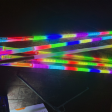 Bóng Tuýp Led Màu T8 1m2 220v Chống Nước Chạy 19 Màu 18w Rgb