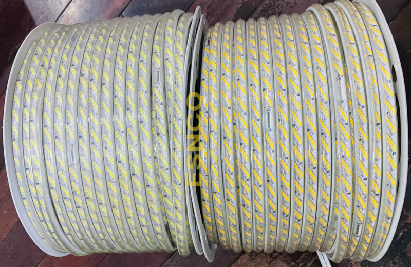 Đèn Led Dây 2835 5 Hàng 320d 12mm Trắng vàng