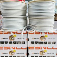 Đèn Led Dây Silicon Vuông 2835 120d 10*10 Trắng/vàng