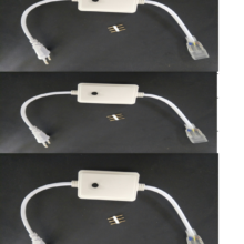 Nguồn Cắm Đuôi Màu 12mm 3 Kim Sợi